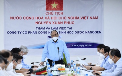 Chủ tịch nước: Sớm cấp phép vaccine Nano Covax để Việt Nam tự chủ vaccine COVID-19