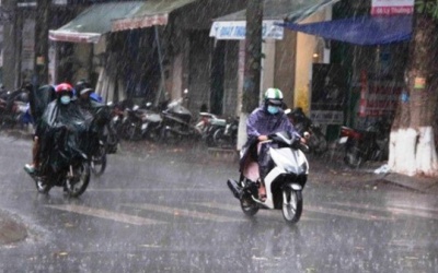 Cuối tuần, Bắc Bộ đón đợt mưa lớn kéo dài 3 ngày