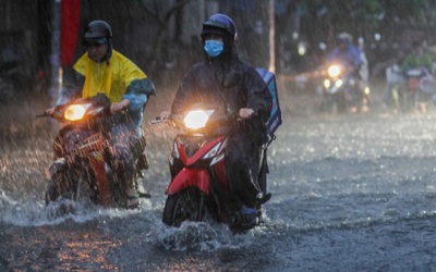 Bắc Bộ và Bắc Trung Bộ mưa dông diện rộng vào chiều tối