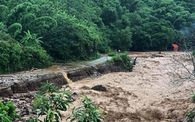 Vùng núi Bắc Bộ đề phòng mưa lớn, lũ quét, sạt sở đất