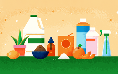 Infographic: Gợi ý các chất tẩy rửa tự nhiên an toàn, hiệu quả