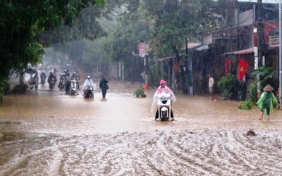 Miền Trung mưa lớn, nguy cơ ngập lụt nhiều nơi