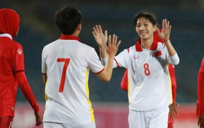 Đụng Tajikistan, ĐT nữ Việt Nam quyết thắng đậm để vào vòng chung kết