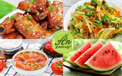 Cuối tuần ăn gì: Gợi ý mâm cơm 4 món ngon miệng, đầy đủ dinh dưỡng