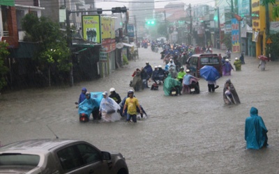 Mưa lớn bao trùm Trung Bộ trong những ngày tới