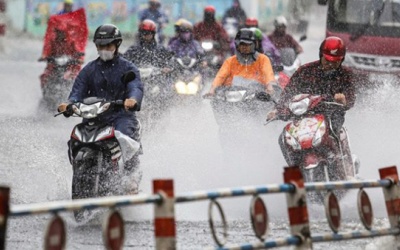 Mưa lớn diện rộng bao trùm Trung Bộ trong vài giờ tới