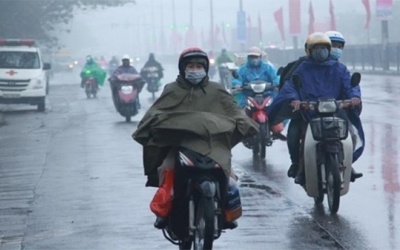 Bắc Bộ tiếp tục mưa rào, trời lạnh