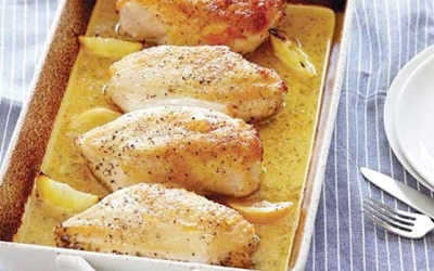 Công thức làm ức gà sốt chanh bằng lò nướng cực đơn giản