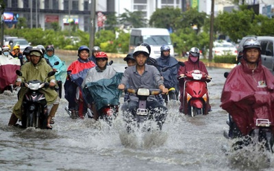 Trung Bộ nhiều nơi mưa lớn, đề phòng ngập lụt, sạt lở vùng núi