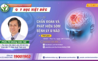 BV Hữu nghị Việt Đức tư vấn trực tuyến “Chuẩn đoán và phát hiện sớm bệnh lý u não”