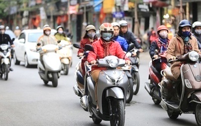 Bắc Bộ lạnh và khô hanh, Trung Bộ có mưa vừa