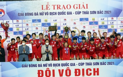 TP.HCM lần thứ 7 đăng quang giải BĐ nữ VĐQG