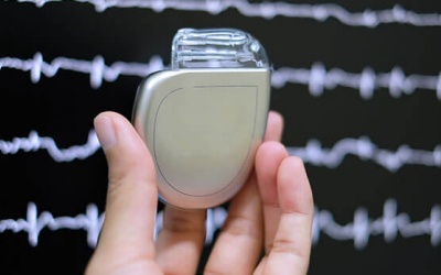 Máy khử rung tim gần hết pin có vấn đề gì không?