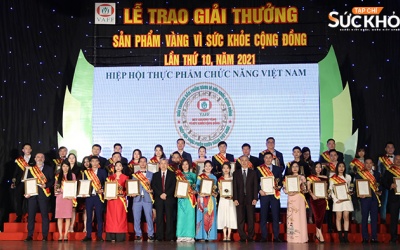 “Sản phẩm vàng vì sức khỏe cộng đồng”: Giải thưởng uy tín của ngành TPCN Việt Nam