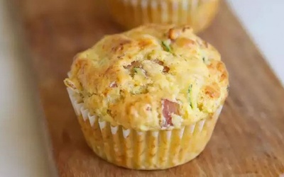 Công thức làm bánh muffin bí ngòi mặn 