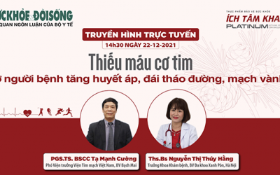 Tư vấn trực tuyến: Thiếu máu cơ tim ở người bệnh tăng huyết áp, đái tháo đường, mạch vành