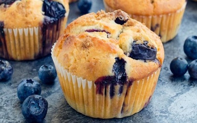 Cách làm bánh muffin việt quất đơn giản tại nhà