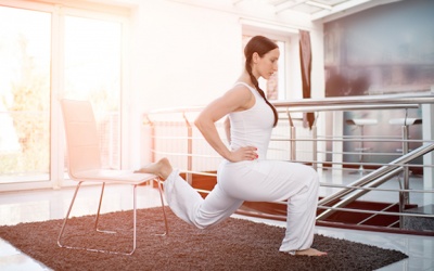 6 bài tập với ghế tác động đến toàn thân