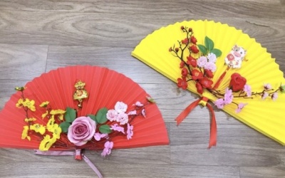 Gợi ý một số mẫu trang trí Tết đơn giản