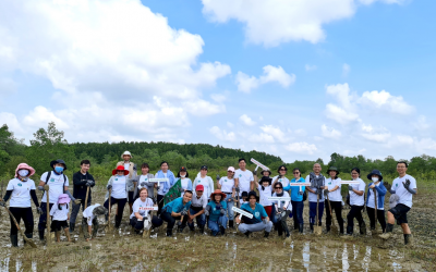 Takeda Việt Nam trồng cây tại Khu Dự trữ Sinh quyển Cần Giờ