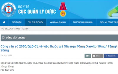 Cảnh báo phát hiện thuốc trị ung thư và chống đông máu nghi bị làm giả