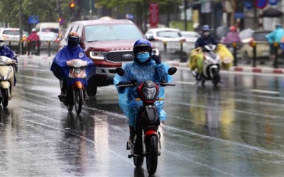 Cuối tuần Bắc Bộ mưa lạnh