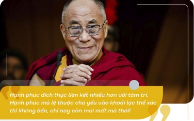 Đức Đạt Lai Lạt ma: Hạnh phúc so với khoái cảm