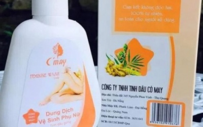 Thu hồi trên toàn quốc lô sản phẩm Dung dịch vệ sinh phụ nữ Tinh dầu gừng không đạt chất lượng