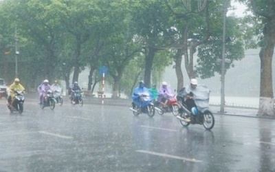 Bắc Bộ tiếp tục có mưa lớn ngày cuối tuần