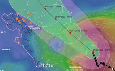 Bắc Bộ sắp mưa lớn diện rộng do ảnh hưởng của bão số 1
