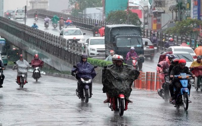 Nhiều nơi mưa to, thời tiết xấu trong ngày cuối tuần