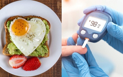 Bữa sáng cho người bệnh đái tháo đường với mỡ máu cao