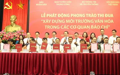 Tạp chí Sức khỏe+ hưởng ứng phong trào xây dựng môi trường văn hóa báo chí