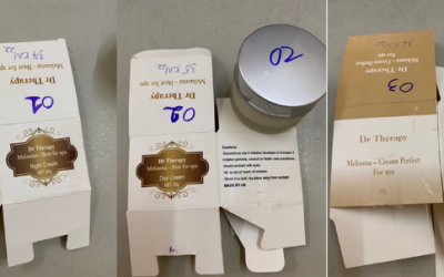 Cảnh báo 3 mỹ phẩm chứa chất cấm không rõ xuất xứ