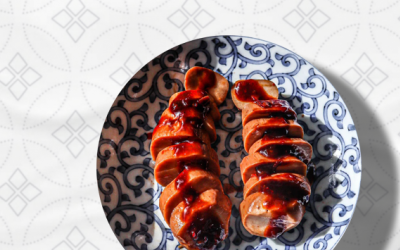 Xá xíu chay làm từ nấm đùi gà