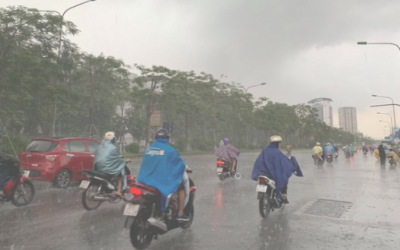 Mưa rào và dông, nguy cơ lốc, sét, mưa đá tại vùng núi Bắc Bộ