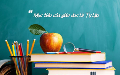 Mục tiêu của giáo dục là 'tự lập'!