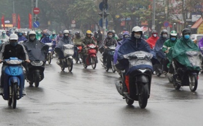 Đầu tuần, mưa giảm tại Bắc Bộ và Bắc Trung Bộ