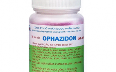 Cảnh báo phát hiện 4 lô thuốc giảm đau Ophazidon giả