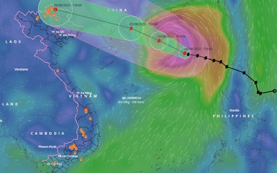 Bão số 3 di chuyển nhanh, có thể gây mưa lớn tại Bắc Bộ