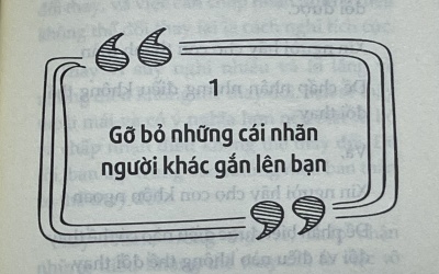Từ bỏ hay là gỡ bỏ những cái nhãn người khác gắn lên người bạn!