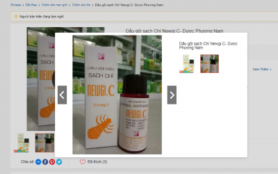 Cục Quản lý Dược thu hồi toàn quốc lô sản phẩm Dầu gội đầu Newgi.C