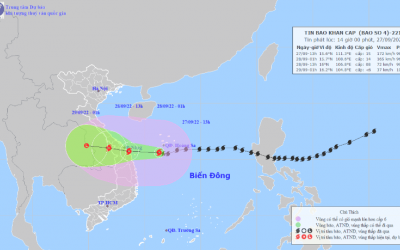 Bão Noru sẽ đổ bộ mạnh nhất vào đêm nay, 9/14 tỉnh miền Trung chịu ảnh hưởng trực tiếp