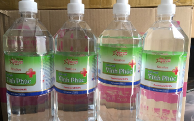 Thu hồi toàn quốc lô Nước muối Vĩnh Phúc do không đạt tiêu chuẩn chất lượng