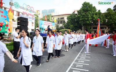 Hội thao Bạch Mai năm 2022: “Khỏe để chăm sóc sức khỏe người dân”