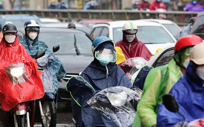 Không khí lạnh tràn về Bắc Bộ, nhiều nơi thời tiết xấu    