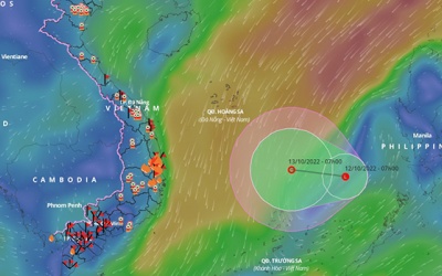 Biển Đông sắp đón áp thấp nhiệt đới, Trung Bộ mưa lớn