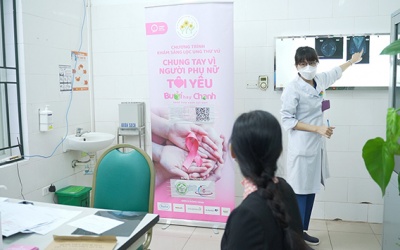 Khám sàng lọc miễn phí ung thư vú: 'Chung tay vì người phụ nữ tôi yêu'