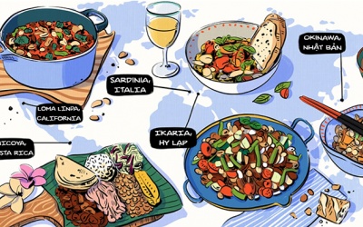 4 thực phẩm không thể thiếu của những người sống thọ nhất thế giới 