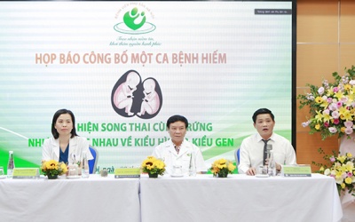 Y tế tuần: Bệnh viện Phụ sản Hà Nội công bố ca song thai hy hữu
